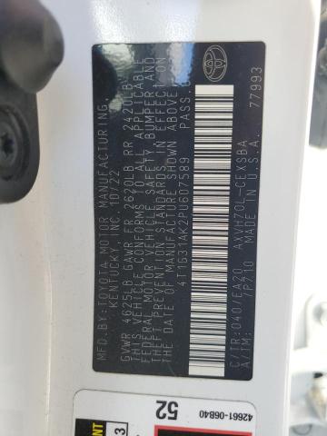 2023 TOYOTA CAMRY SE NIGHT SHADE - 4T1G31AK2PU607589