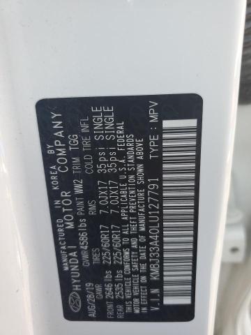 2020 HYUNDAI TUCSON LIM KM8J33A40LU127791