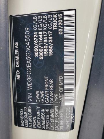 2016 MERCEDES-BENZ METRIS WD3PG2EA5G3045509