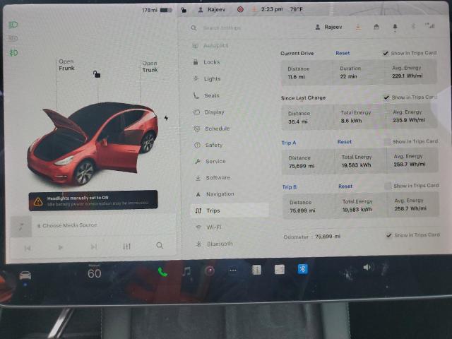 2021 TESLA MODEL Y 5YJYGDEE1MF196368