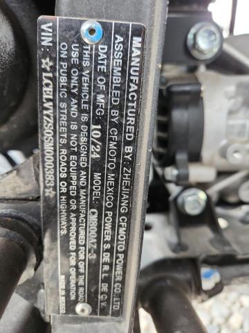 2025 CFMT CFORCE 800 - LCELVYZS0SM000383