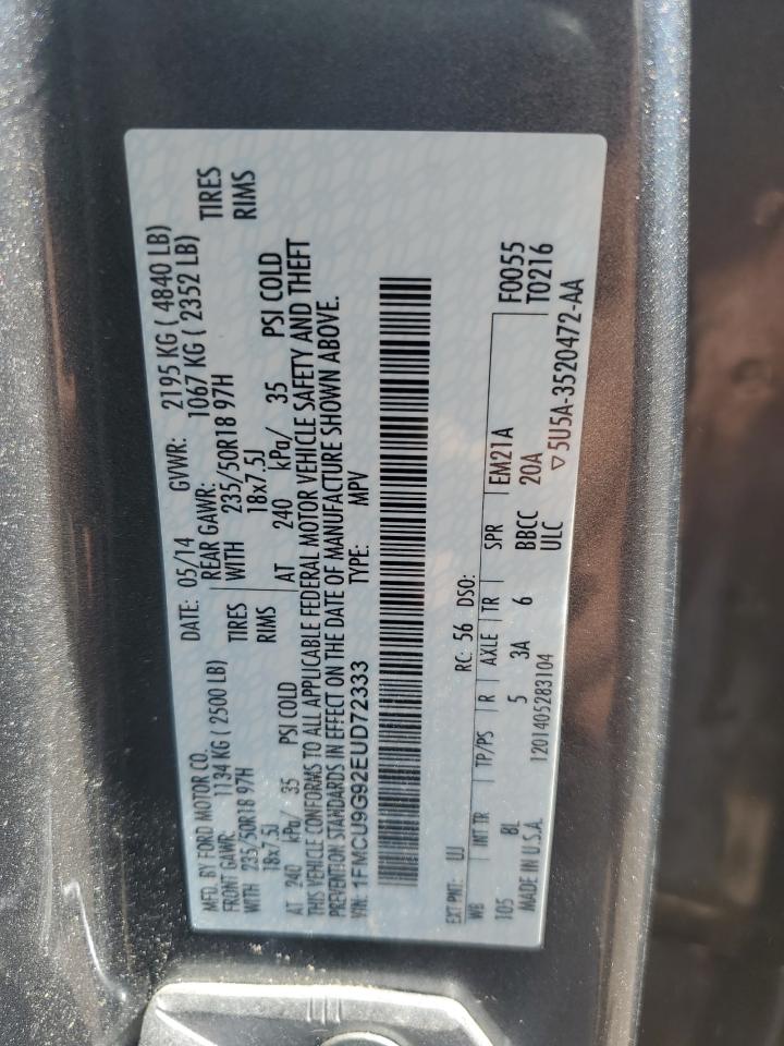 Lot #3304554443 2014 FORD ESCAPE SE