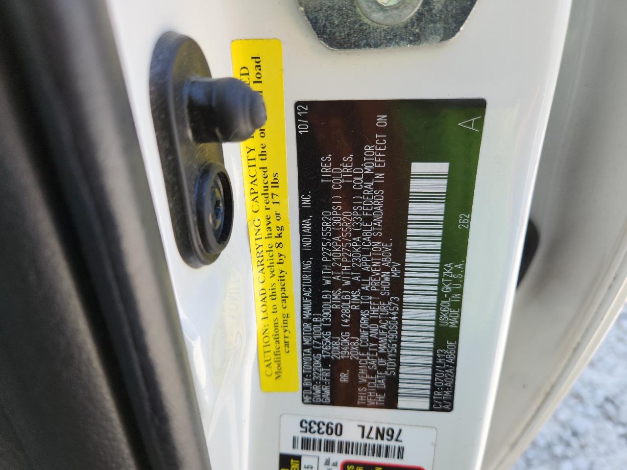 TOYOTA SEQUOIA PLATINUM