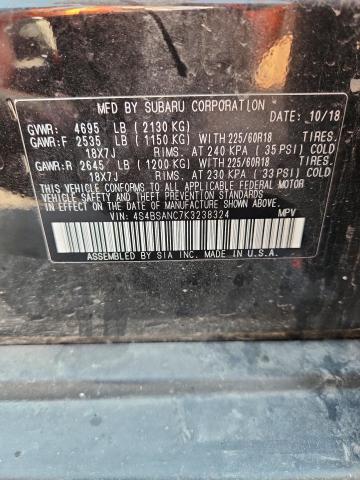 2019 SUBARU OUTBACK 2.5I LIMITED 4S4BSANC7K3238324