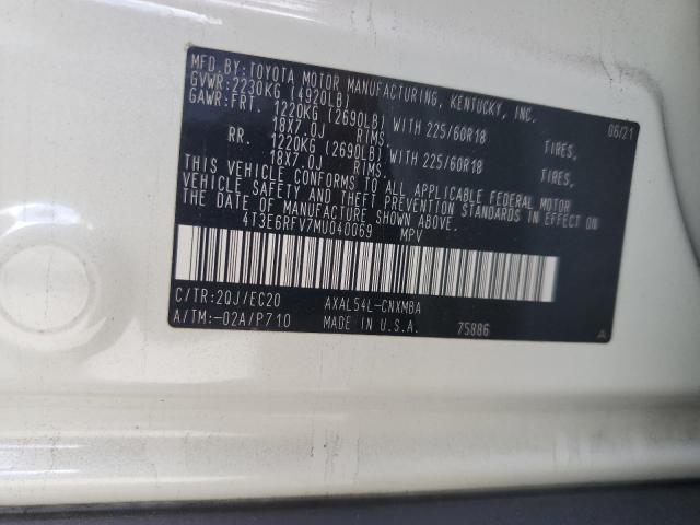 2021 TOYOTA RAV4 XSE - 4T3E6RFV7MU040069