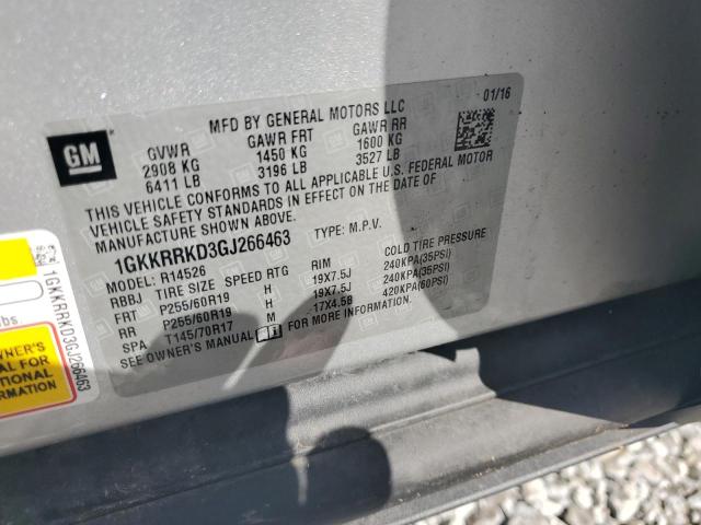 2016 GMC ACADIA SLT - 1GKKRRKD3GJ266463