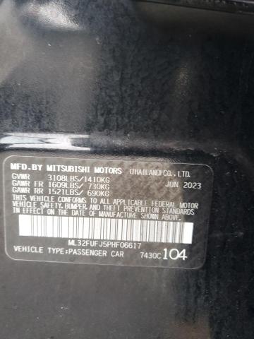 2023 MITSUBISHI MIRAGE G4 - ML32FUFJ5PHF06617