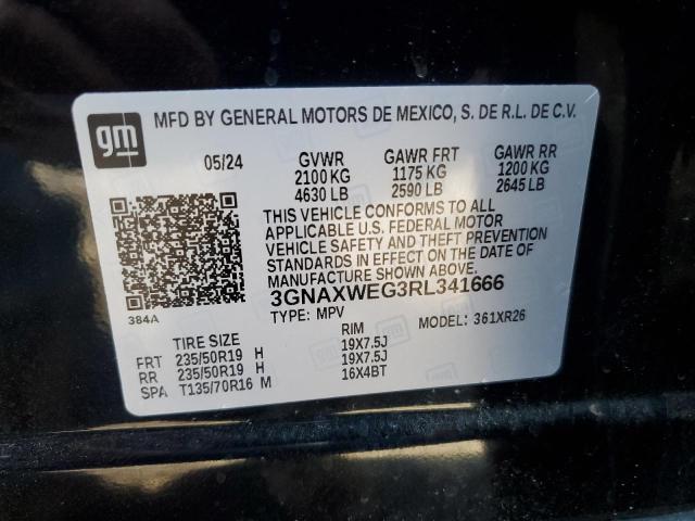 2024 CHEVROLET EQUINOX RS 3GNAXWEG3RL341666