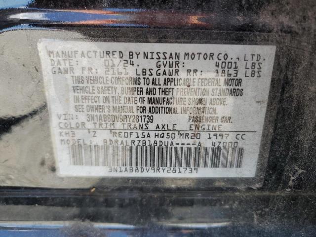 2024 NISSAN SENTRA SR - 3N1AB8DV9RY281739