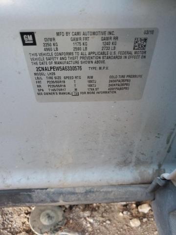 2010 CHEVROLET EQUINOX LT #3296358190