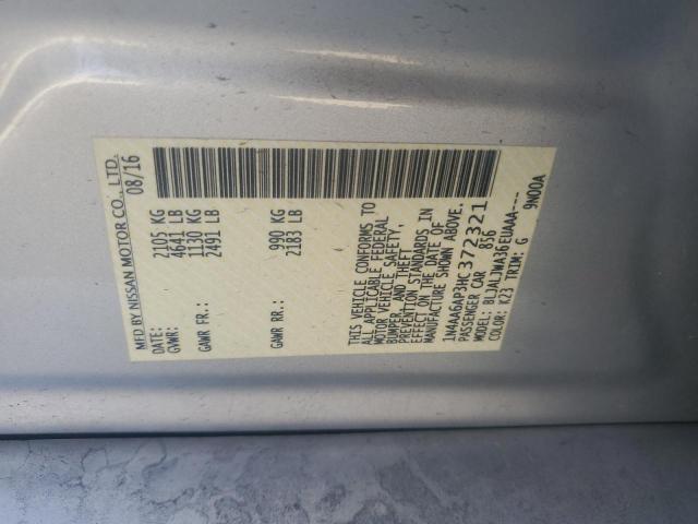 2017 NISSAN MAXIMA 3.5 #3287899267