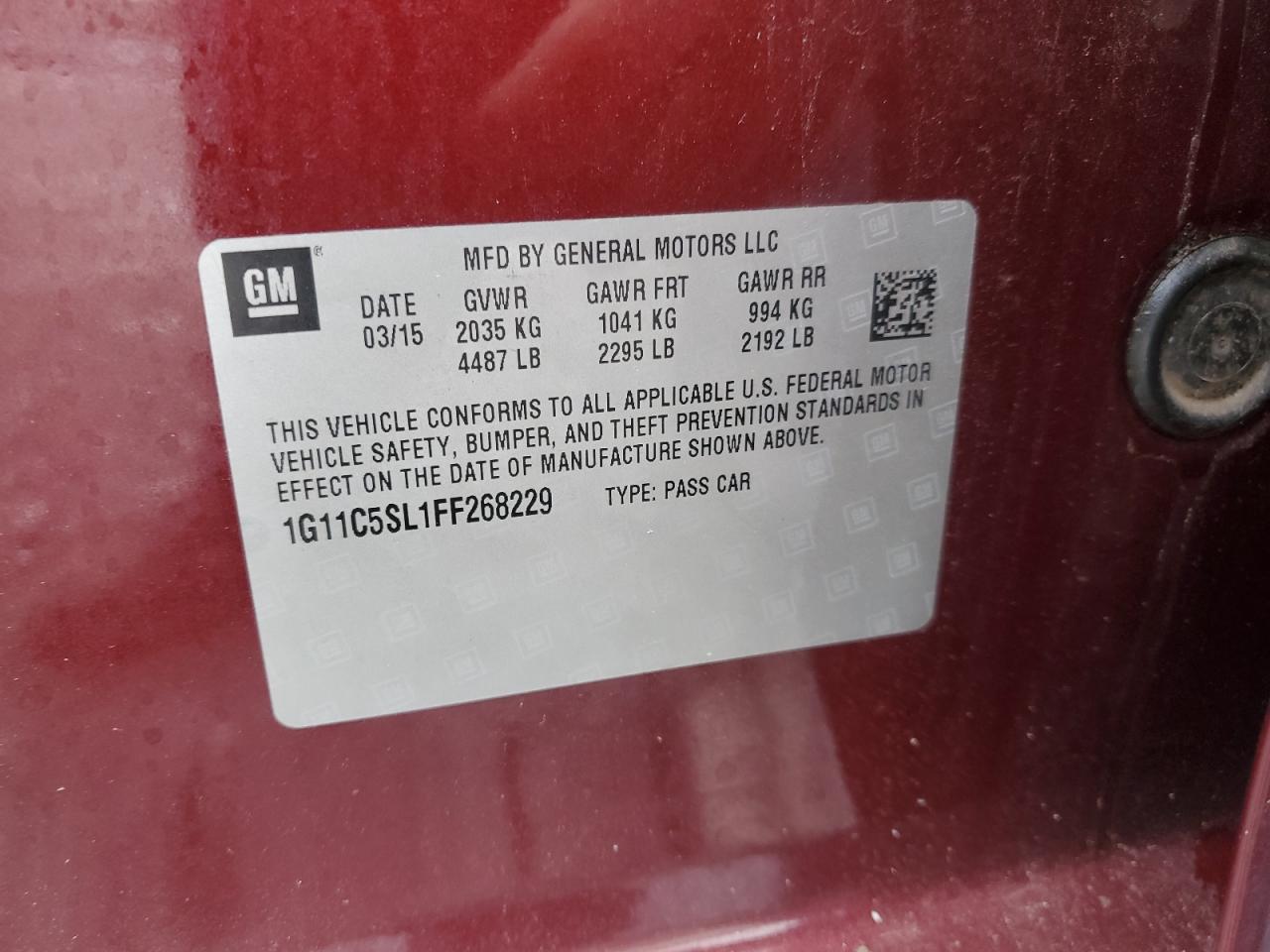 CHEVROLET MALIBU 1LT