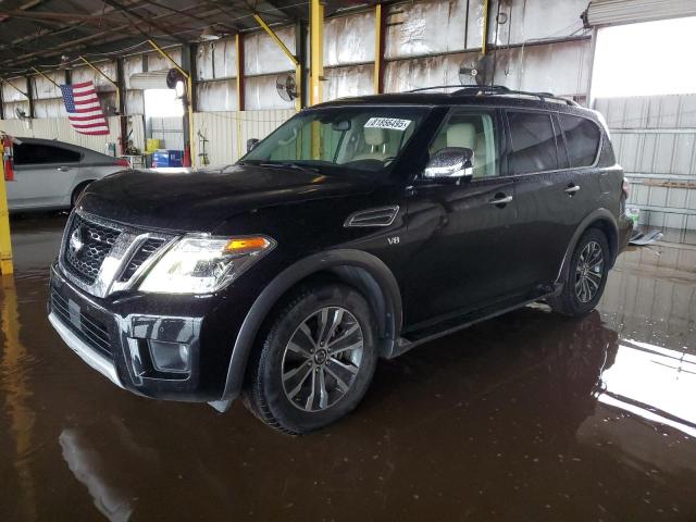 NISSAN ARMADA SV 2017 black  gas JN8AY2NDXH9002015 photo #1
