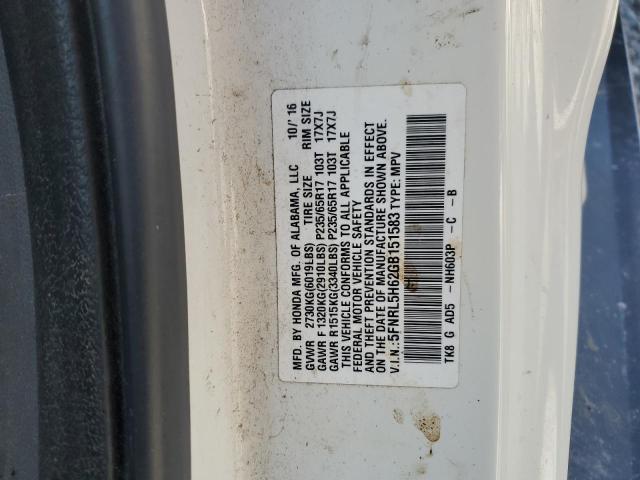 2016 HONDA ODYSSEY EX 5FNRL5H62GB151583