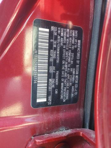 2019 NISSAN ROGUE SPOR JN1BJ1CR8KW345706