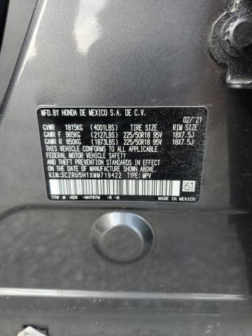 2021 HONDA HR-V SPORT 3CZRU5H1XMM719422