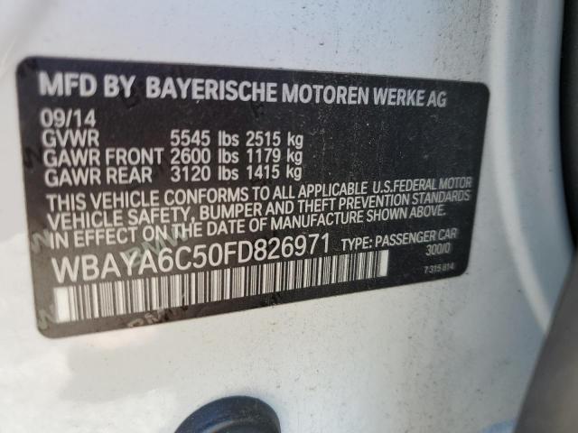 2015 BMW 740 I WBAYA6C50FD826971