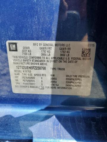 2015 GMC SIERRA K15 1GTV2UEH6FZ238798