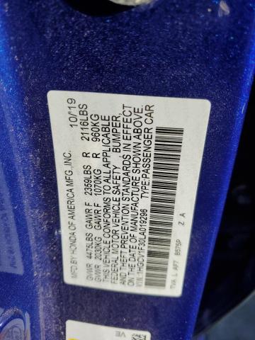 2020 HONDA ACCORD SPORT 1HGCV1F30LA019296