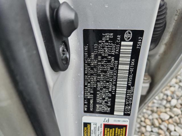 2014 TOYOTA CAMRY L - 4T4BF1FK9ER375408