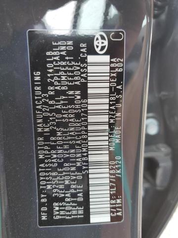 2023 TOYOTA COROLLA LE - 5YFB4MDE8PP017106