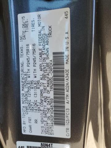 2015 TOYOTA TACOMA PRE 5TFTX4GN3FX048769