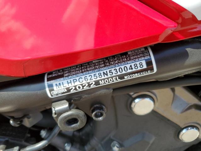 2022 HONDA CBR500 RA MLHPC6258N5300488