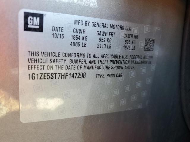 2017 CHEVROLET MALIBU LT 1G1ZE5ST7HF147298