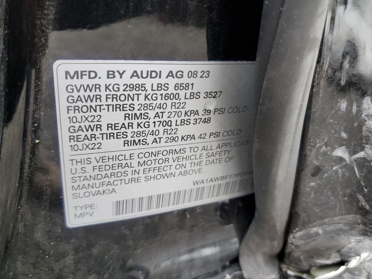 AUDI SQ8 PREMIUM PLUS