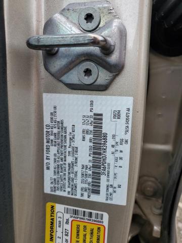 2017 FORD FUSION SE 3FA6P0HD7HR396880