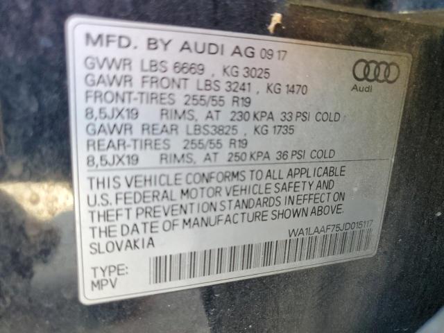 2018 AUDI Q7 PREMIUM #3278578968