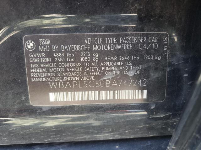 2011 BMW 335 XI - WBAPL5C50BA742242