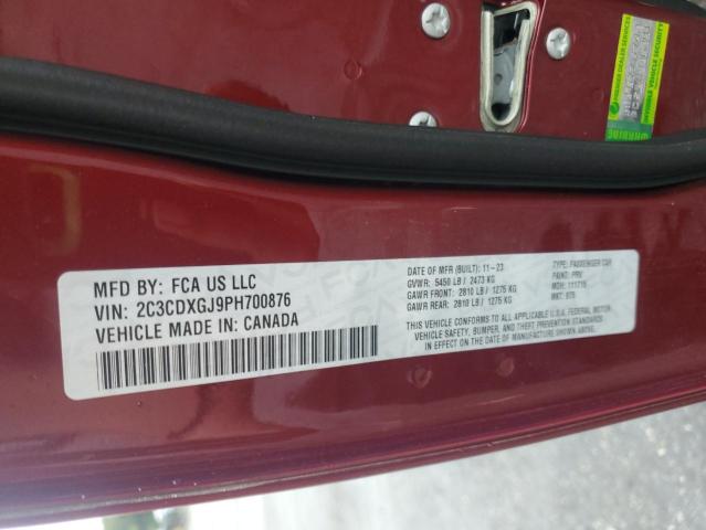 2023 DODGE CHARGER SC 2C3CDXGJ9PH700876