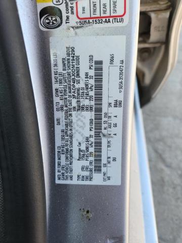 2013 FORD FIESTA SE - 3FADP4BJ0DM194290