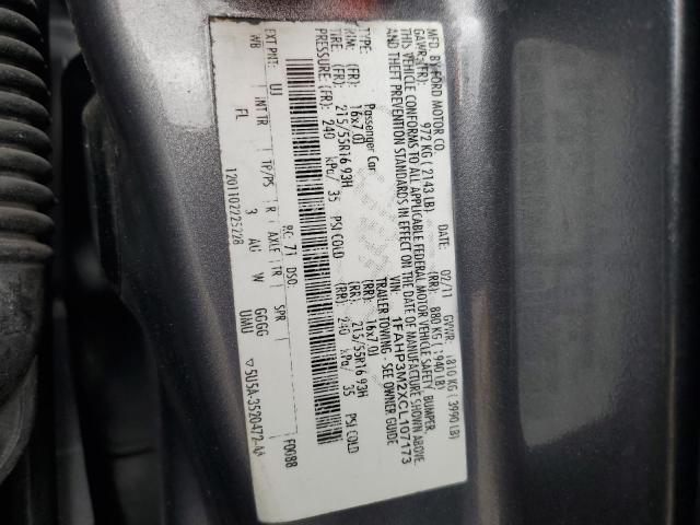 2012 FORD FOCUS SEL - 1FAHP3M2XCL107173