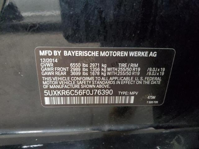 2015 BMW X5 XDRIVE5 5UXKR6C56F0J76390
