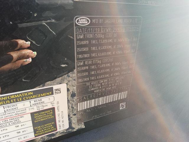 2020 LAND ROVER DISCOVERY SALRG2RV2L2427114