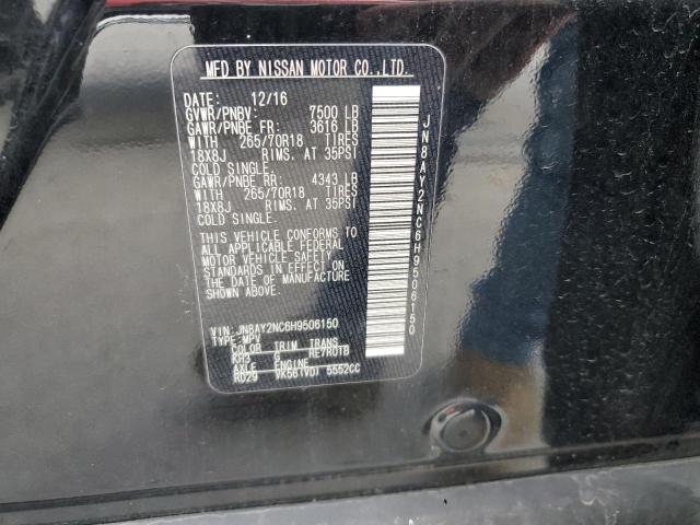 2017 NISSAN ARMADA SV JN8AY2NC6H9506150