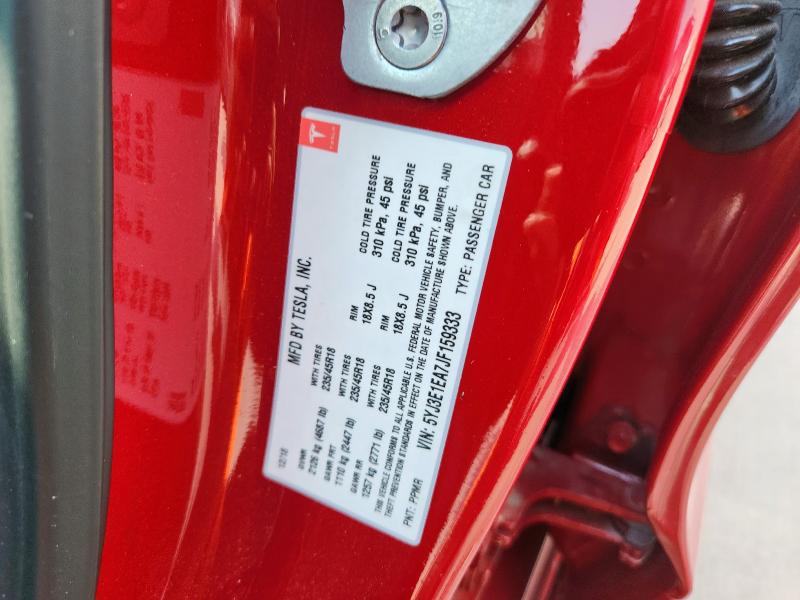 2018 TESLA MODEL 3 5YJ3E1EA7JF159333