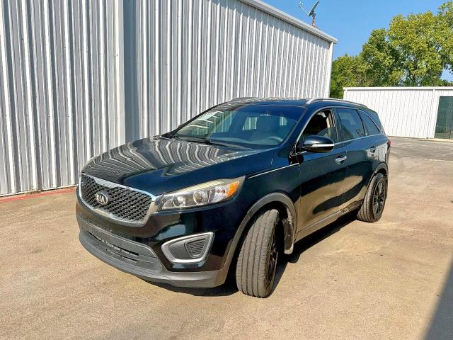 KIA SORENTO LX 2016 black 4dr spor gas 5XYPG4A56GG183372 photo #3