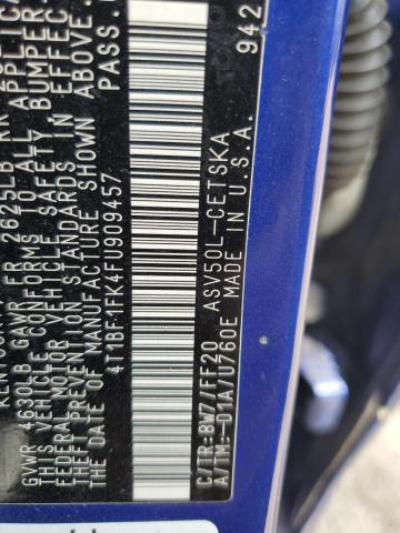 2015 TOYOTA CAMRY LE 4T1BF1FK4FU909457