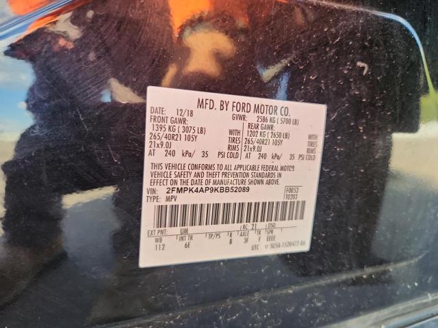 2019 FORD EDGE ST 2FMPK4AP9KBB52089