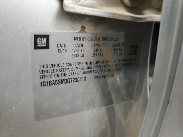 2016 CHEVROLET CRUZE L 1G1BA5SM3G7230418