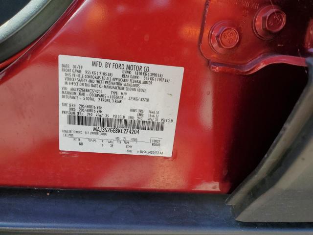 2019 FORD ECOSPORT S MAJ3S2GE8KC274204