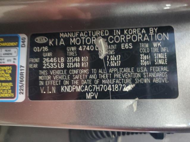 2017 KIA SPORTAGE L KNDPMCAC7H7041872