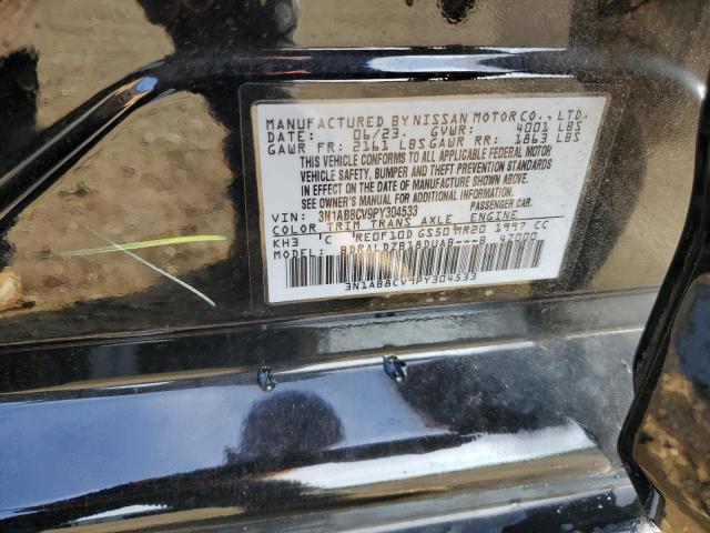 2023 NISSAN SENTRA SV 3N1AB8CV9PY304533