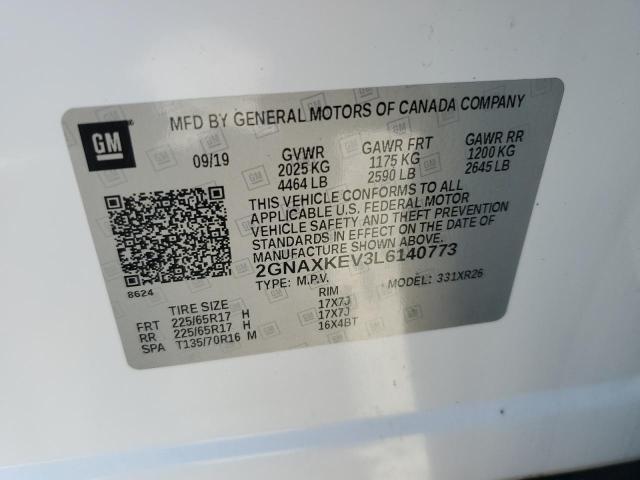 2020 CHEVROLET EQUINOX LT #3287721166