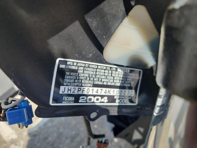 2004 HONDA FSC600 JH2PF01474K100032