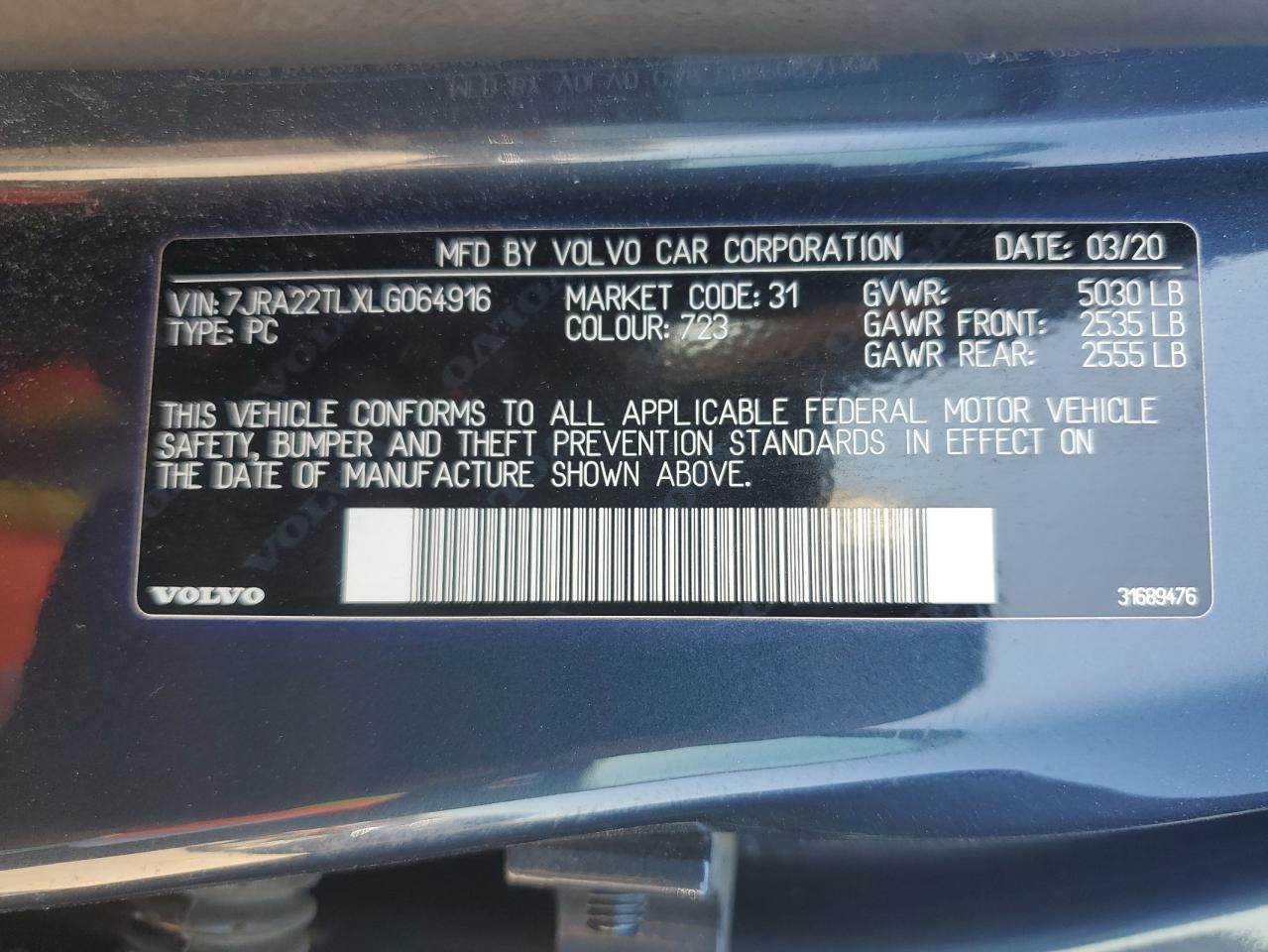 VOLVO S60 T6 INSCRIPTION