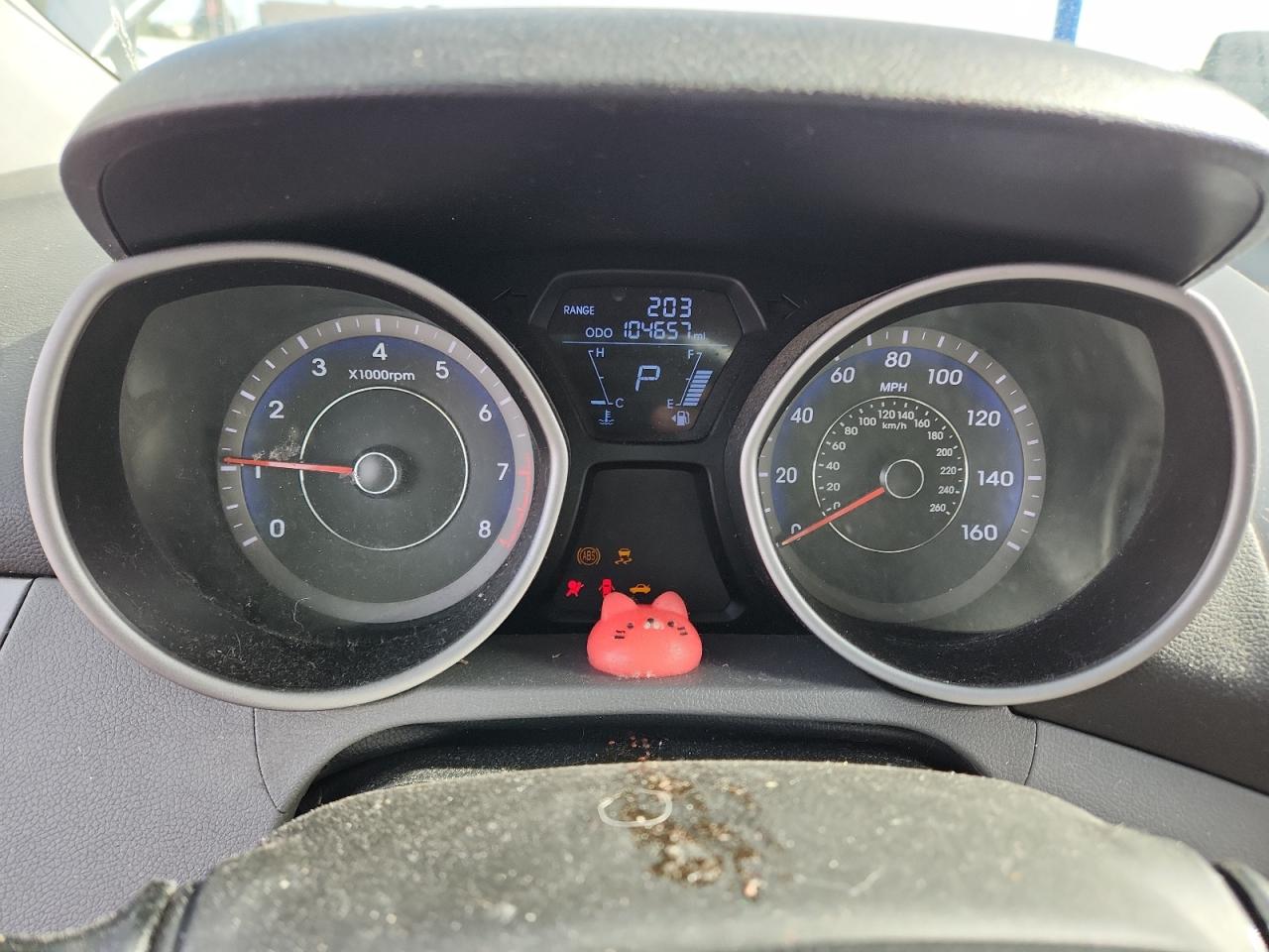 Lot #3317811088 2012 HYUNDAI ELANTRA GL